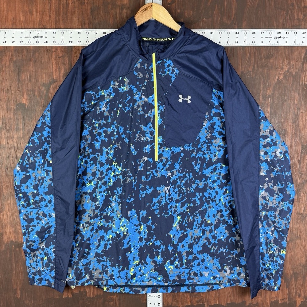 Under Armour‎ Storm All Season Windbreaker Running Jacket Lightweight Blue 2XL